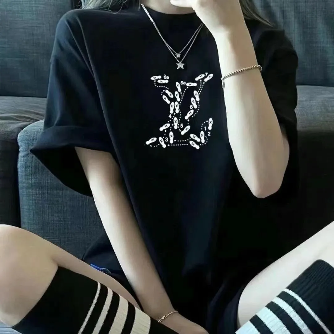 Louis Vuitton/Louis Vuitton employee limited foam printed short-sleeves